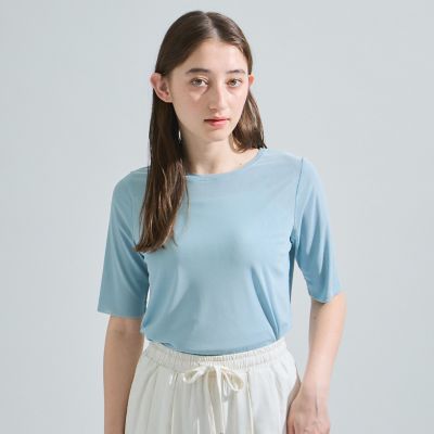 Ketty (Women)/ケティ マイクロチュールトップス≪手洗い可能≫