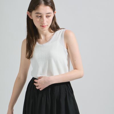 ミニドビーベロアタンクトップ≪手洗い可能≫