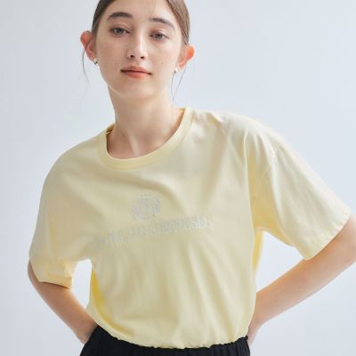 【SALE】Ketty (Women)/ケティ ツヤ刺繍Tシャツ&#8810;洗濯機で洗える&#8811; 08イエロー トップス【三越伊勢丹/公式】