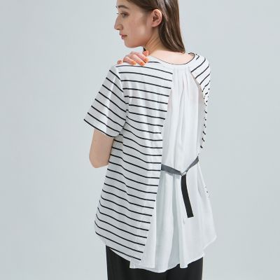 Ketty (Women)/ケティ 【接触冷感／吸水速乾】バックシャンカットソー≪洗濯機で洗える≫