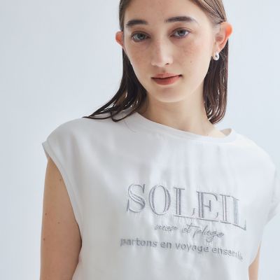 【SALE】Ketty (Women)/ケティ チュールドッキングシシュウTシャツ&#8810;手洗い可能&#8811; 01ホワイト トップス【三越伊勢丹/公式】