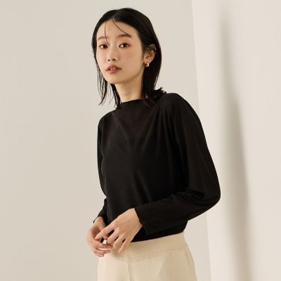 ボトルネックセミシアーカットソー | Ketty (Women)/ケティ