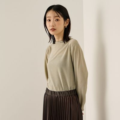 Ketty (Women)/ケティ ボトルネックセミシアーカットソー&#8810;手洗い可能&#8811; 39ゴールド系その他 トップス【三越伊勢丹/公式】