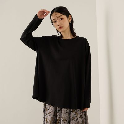 Ketty (Women)/ケティ トリプルケアフレアラインカットソー&#8810;洗濯機で洗える&#8811; 04ブラック トップス【三越伊勢丹/公式】