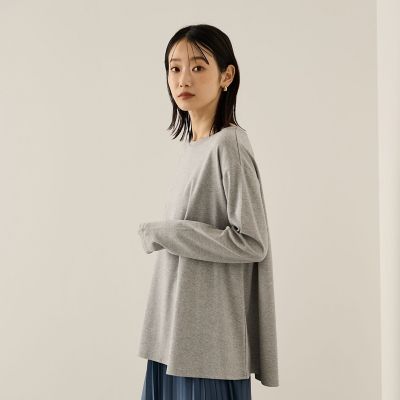 Ketty (Women)/ケティ トリプルケアフレアラインカットソー&#8810;洗濯機で洗える&#8811; 13ライトグレー トップス【三越伊勢丹/公式】