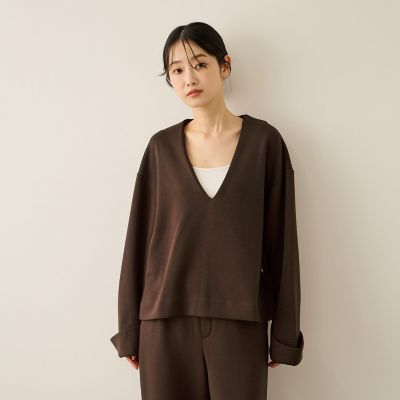 ＜Ketty (Women)＞フリースバックダンボールプルオーバー≪手洗い可能≫
