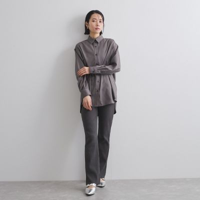 セミフレアリブレギンスパンツ≪手洗い可能≫