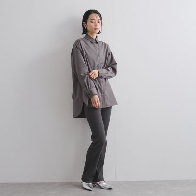 セミフレアリブレギンスパンツ≪手洗い可能≫