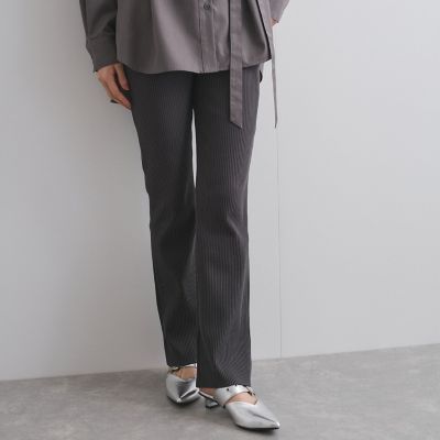 セミフレアリブレギンスパンツ≪手洗い可能≫