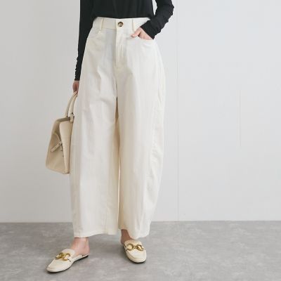 【新色追加】ストレッチクロスカーブパンツ≪手洗い可能≫