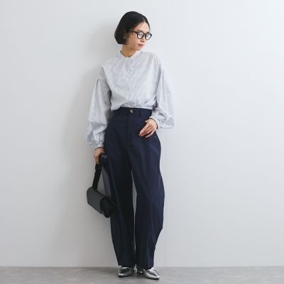 【新色追加】ストレッチクロスカーブパンツ≪手洗い可能≫