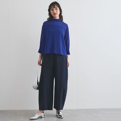 【新色追加】ストレッチクロスカーブパンツ≪手洗い可能≫