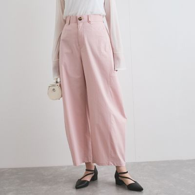 【新色追加】ストレッチクロスカーブパンツ≪手洗い可能≫