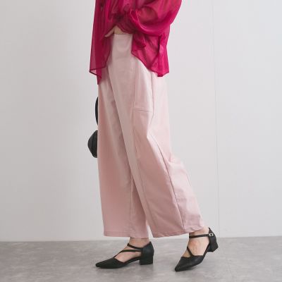 【新色追加】ストレッチクロスカーブパンツ≪手洗い可能≫