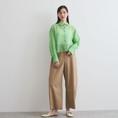 【新色追加】ストレッチクロスカーブパンツ≪手洗い可能≫
