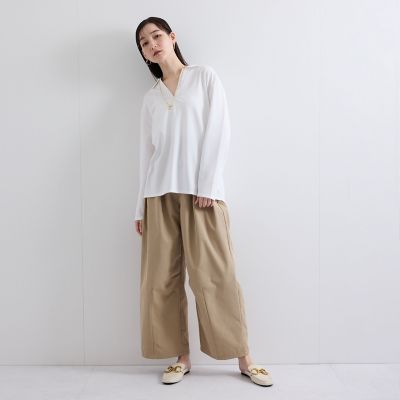 ツイルタックカーブパンツ≪手洗い可能≫