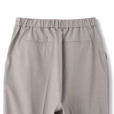 梳毛合繊セミフレアパンツ≪手洗い可能≫