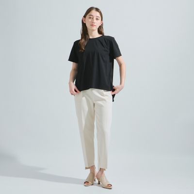 ヘムカットテーパードパンツ≪洗濯機で洗える≫