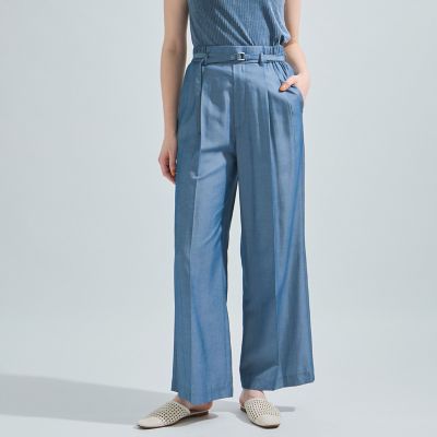 【SALE】Ketty (Women)/ケティ デニムライクパンツ&#8810;手洗い可能&#8811; 07ブルー パンツ・ズボン【三越伊勢丹/公式】