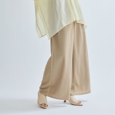 【SALE】Ketty (Women)/ケティ エステルカノコワイドパンツ&#8810;セットアップ対応/洗濯機で洗える&#8811; 12ベージュ パンツ・ズボン【三越伊勢丹/公式】