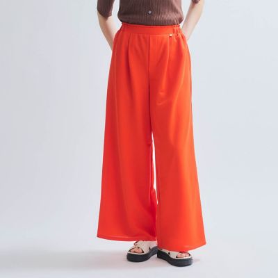 ＜Ketty (Women)＞エステルカノコワイドパンツ≪セットアップ対応／洗濯機で洗える≫