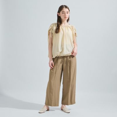 レーヨントラックパンツ≪手洗い可能≫