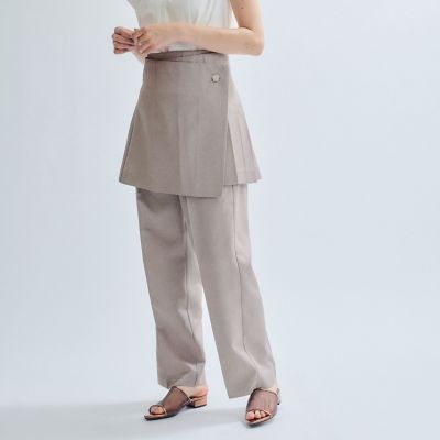 巻きスカートセンタープレスパンツ≪手洗い可能≫ | Ketty