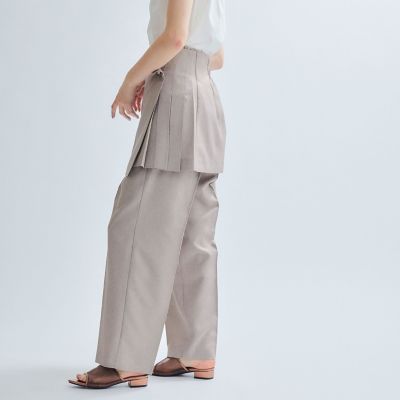 巻きスカートセンタープレスパンツ≪手洗い可能≫ | Ketty