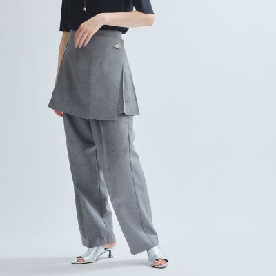 巻きスカートセンタープレスパンツ≪手洗い可能≫ | Ketty