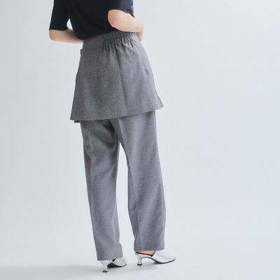 巻きスカートセンタープレスパンツ≪手洗い可能≫ | Ketty