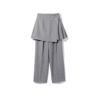 巻きスカートセンタープレスパンツ≪手洗い可能≫ | Ketty (Women