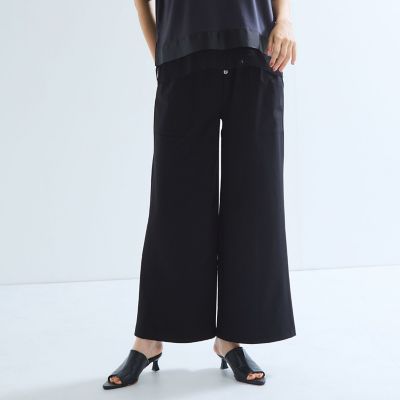 ＜Ketty (Women)＞ＣＩＣＡ配合セミワイドイージーワイドパンツ≪洗濯機で洗える≫