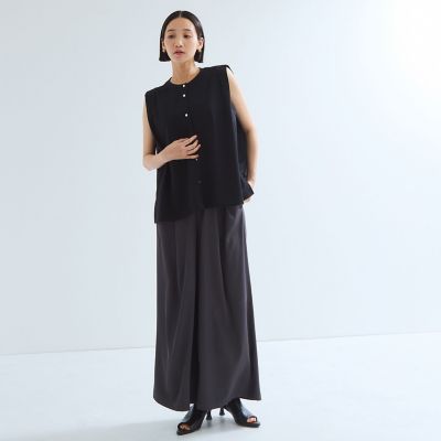 Tabrik タブリク フレアパンツ コバルト染 タックフレアパンツ≪手洗い可能≫ | Ketty (Women)/ケティ | 三越