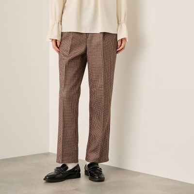 Ketty (Women)/ケティ ブラッシュバックストレッチイージーパンツ&#8810;洗濯機で洗える&#8811; 30ブラウン系その他 パンツ・ズボン【三越伊勢丹/公式】