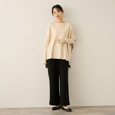 フリースバックダンボールワイドパンツ≪手洗い可能≫ | Ketty (Women