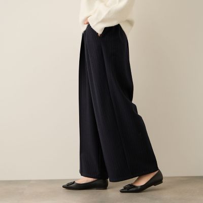 ウールライクストレッチ2タックパンツ≪手洗い可能≫ | Ketty (Women