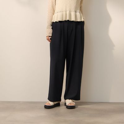 2WAYメランジツイルタックワイドパンツ | Ketty (Women)/ケティ