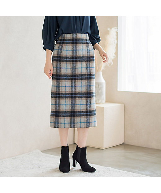 起毛ビックチェックナロータイトスカート | Ketty (Women 起毛ビックチェックナロータイトスカート | Ketty (Women