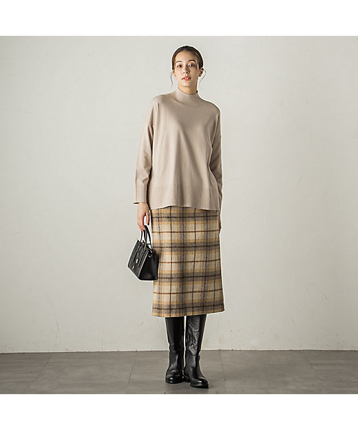 起毛ビックチェックナロータイトスカート | Ketty (Women 起毛ビックチェックナロータイトスカート | Ketty (Women