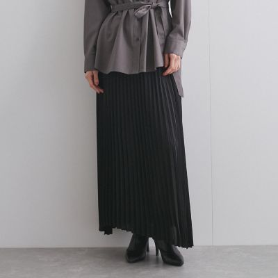 ビンテージサテンプリーツスカート≪手洗い可能≫
