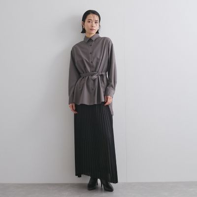 ビンテージサテンプリーツスカート≪手洗い可能≫