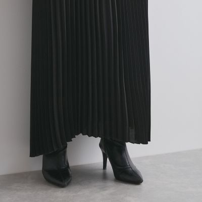 ビンテージサテンプリーツスカート≪手洗い可能≫