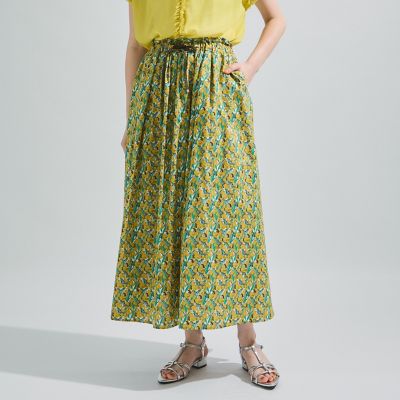 Ketty (Women)/ケティ コットンフラワープリントスカート≪手洗い可能≫