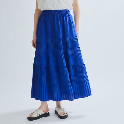 Ketty (Women)/ケティ ランダムプリーツフレアスカート≪手洗い可能≫
