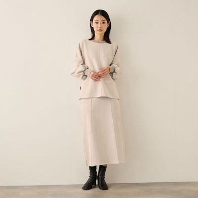 スウェードタッチダンボールナロースカート≪手洗い可能≫ | Ketty