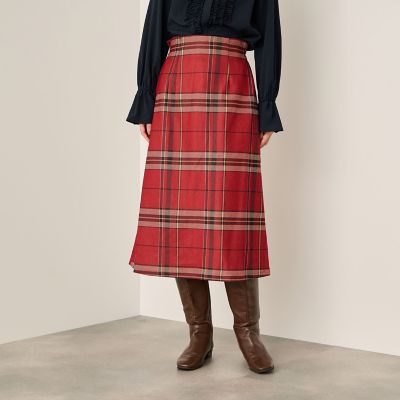 Ketty (Women)/ケティ ブラッシュバックストレッチイージースカート&#8810;洗濯機で洗える&#8811; 30ブラウン系その他 ロングスカート【三越伊勢丹/公式】