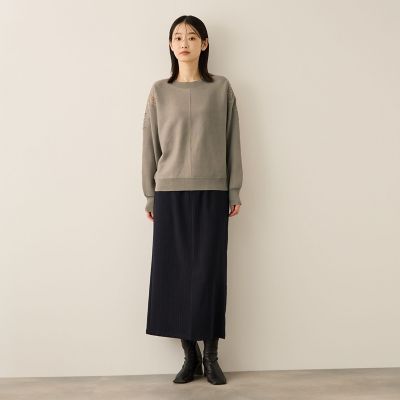 ウールライクストレッチIラインスカート≪手洗い可能≫ | Ketty