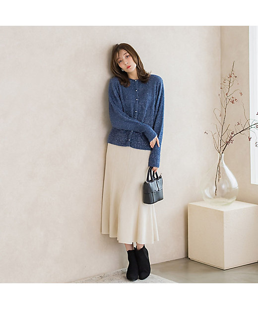 シアーラメフェザーカーディガン≪手洗い可能≫ | Ketty (Women シアーラメフェザーカーディガン≪手洗い可能≫ | Ketty (Women