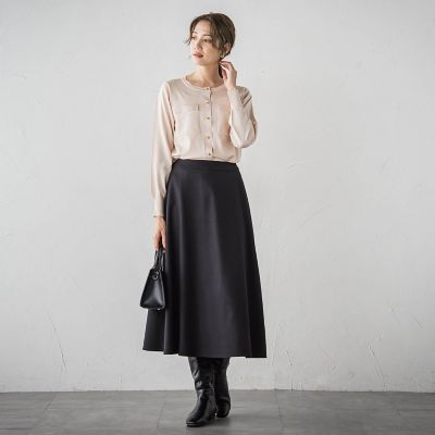 ポケット付きカーディガン≪手洗い可能≫