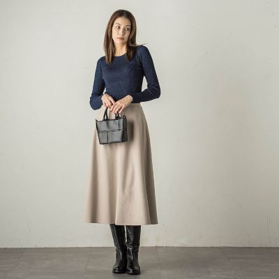 ラメリブニットプルオーバー≪手洗い可能≫